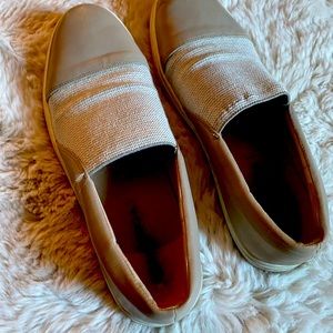 Via Spiga slip on shoes. Much life left in these comfortable, tan shoes
